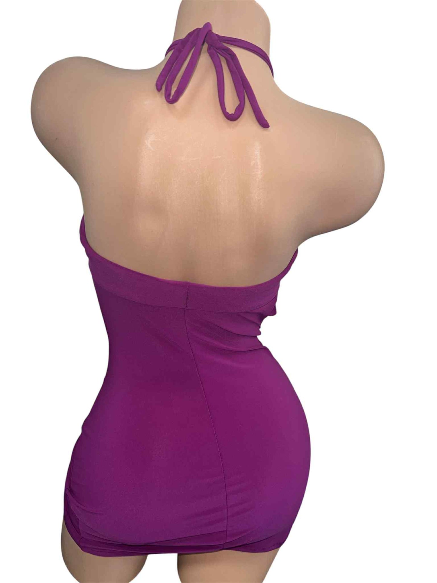 PURPLE SHORT DRESS
