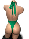 GREEN BODY SUIT