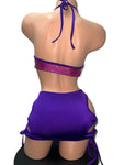 PURPLE SKIRT SET