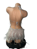 FEATHERED DRESS