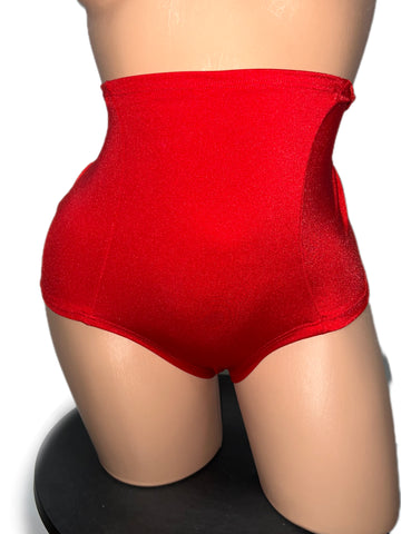 RED HIGH-WAIST BOTTOMS