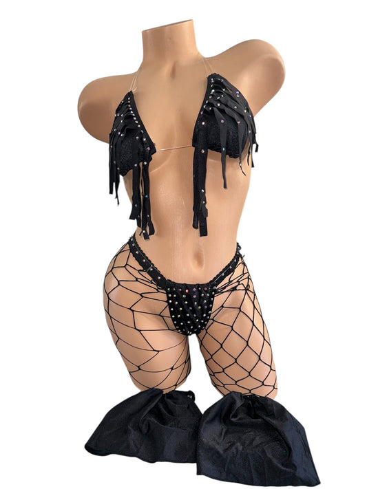 FRINGE NET THREE PIECE