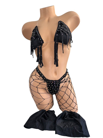 FRINGE NET THREE PIECE