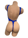 ROYAL BLUE TWO PIECE BODYSUIT OUTFIT