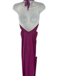 PURPLE GOWN WITH SLITS