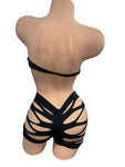 BLACK SHORTS SET