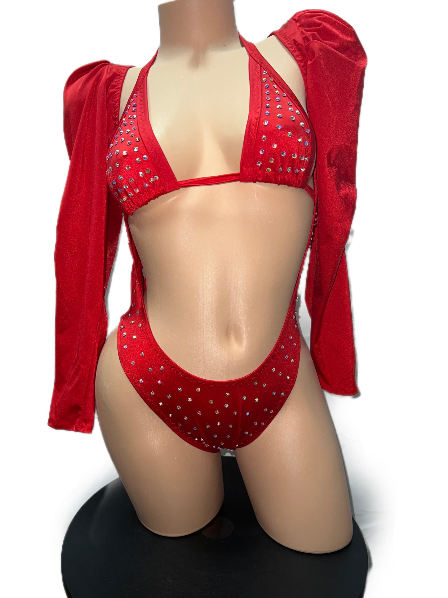 RED TWO PIECE