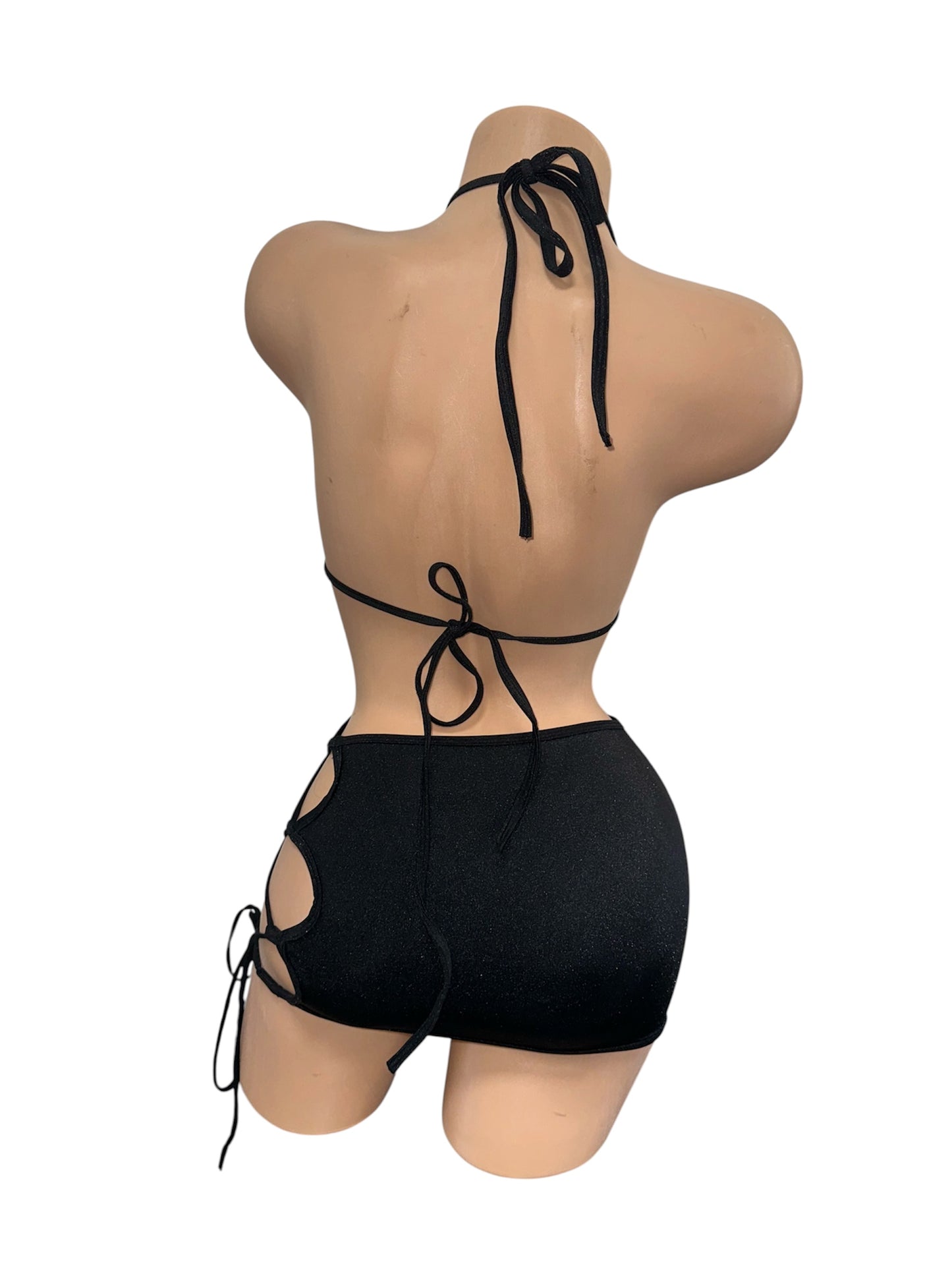 TWO PIECE SKIRT SET WITH CUT OUT