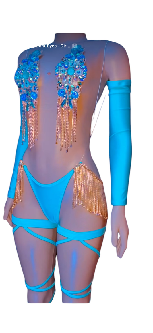 CARNIVAL BLUE OUTFIT
