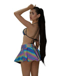 6701 - 2PC Reflective Bikini Tie Set