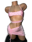 BABY PINK SKIRT SET