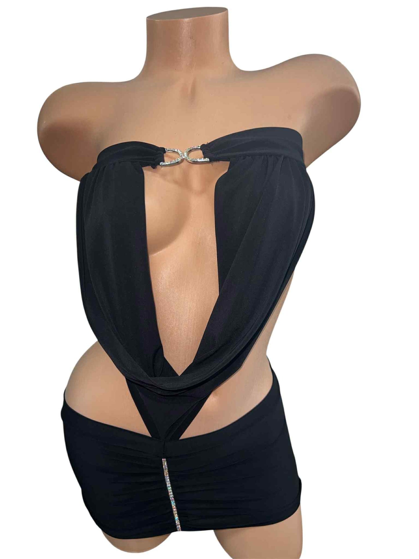 BLACK SHORT DRESS