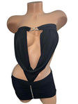 BLACK SHORT DRESS