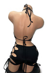 BLACK SHORT SET