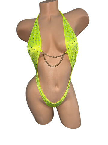 NEON YELLOW BODYSUIT