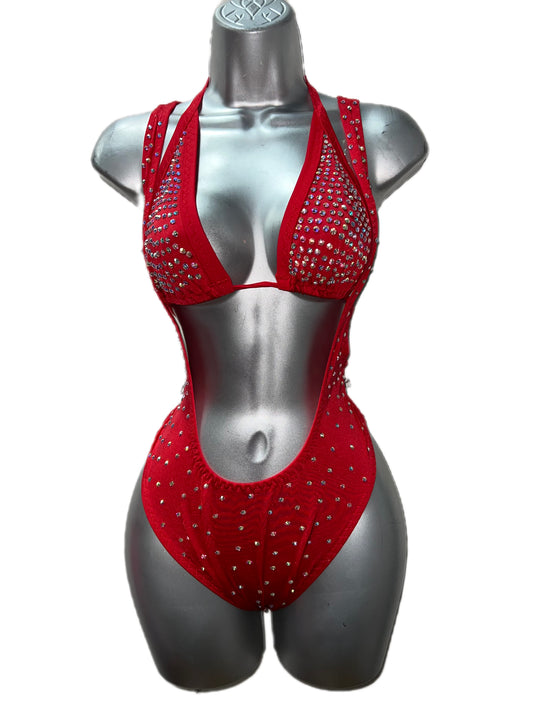RED TWO PIECE