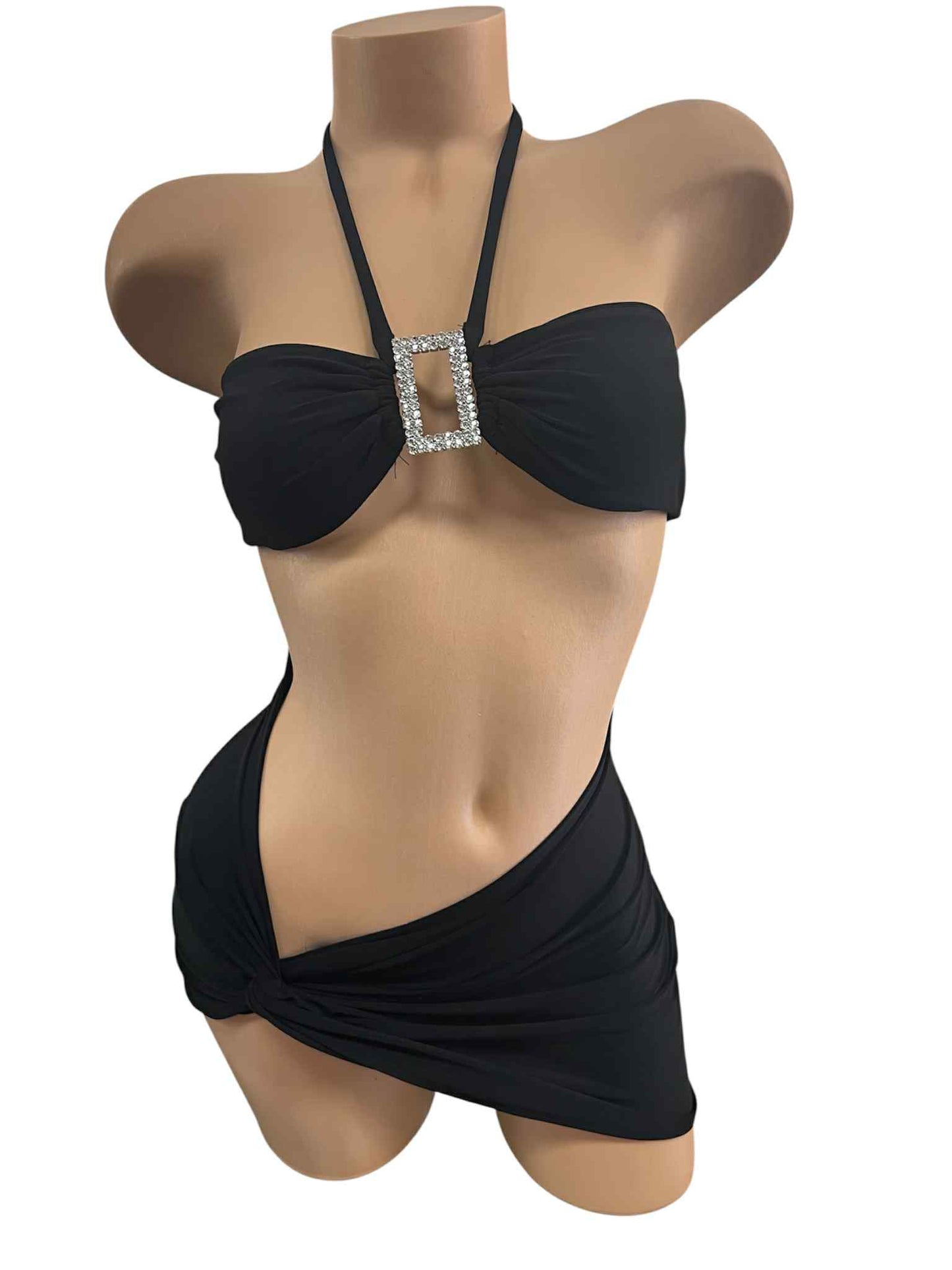 BLACK SHORT DRESS