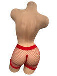 RED RUFFLE NET SET