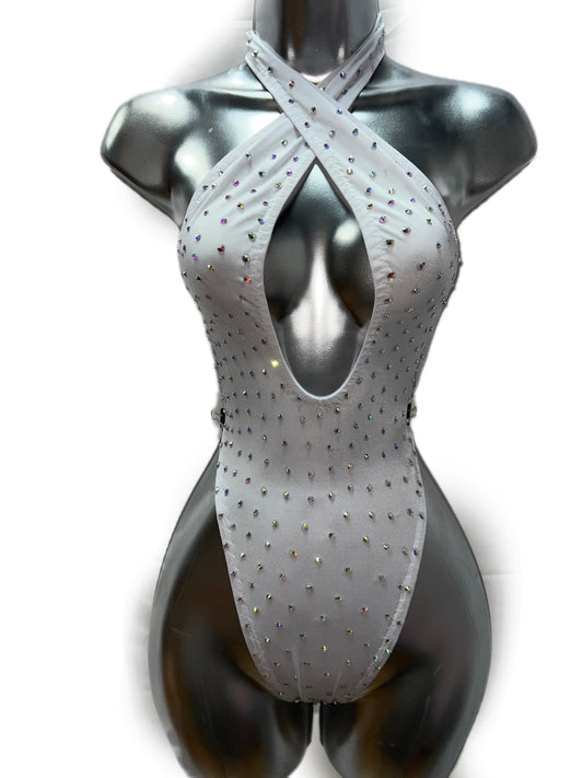 WHITE BODYSUIT ONE PIECE