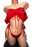 RED ONE PIECE OUTFIT