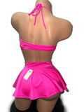 HOT PINK SKIRT SET