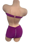 PURPLE SHORT DRESS