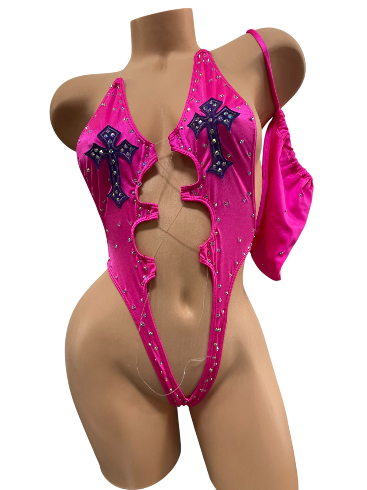 Pink Y2K Set With Moneybag
