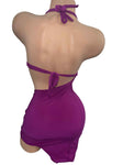 PURPLE SHORT DRESS