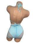 BABY BLUE SKIRT SET