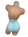 BABY BLUE SKIRT SET