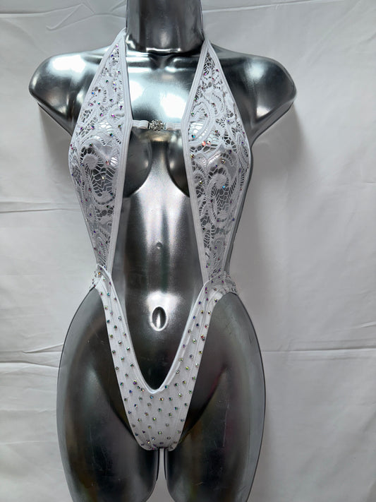 WHITE LACE ONE PIECE