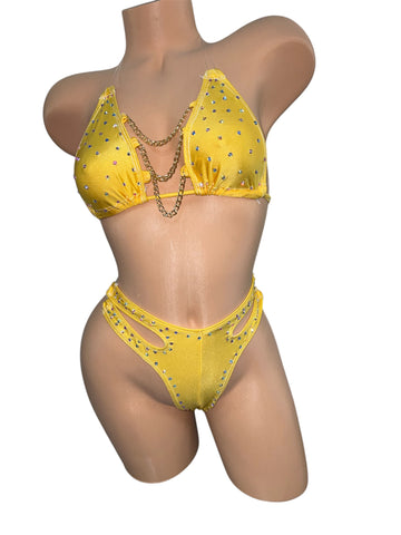 YELLOW WITH CHAINS