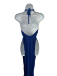 BLUE GOWN WITH SLITS