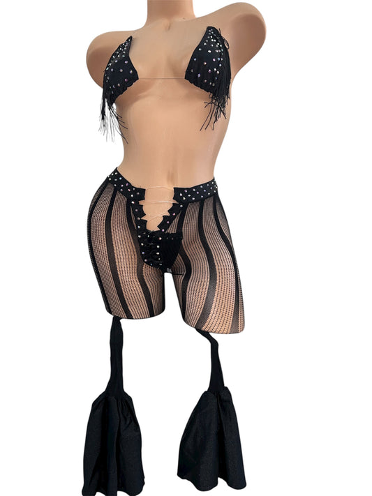 BLACK NET SET