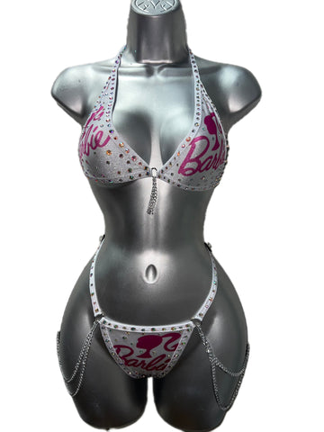 BARBIE TWO PIECE WITH CHAINS