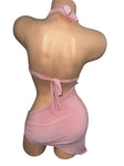 BABY PINK SHORT DRESS