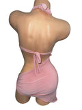 BABY PINK SHORT DRESS
