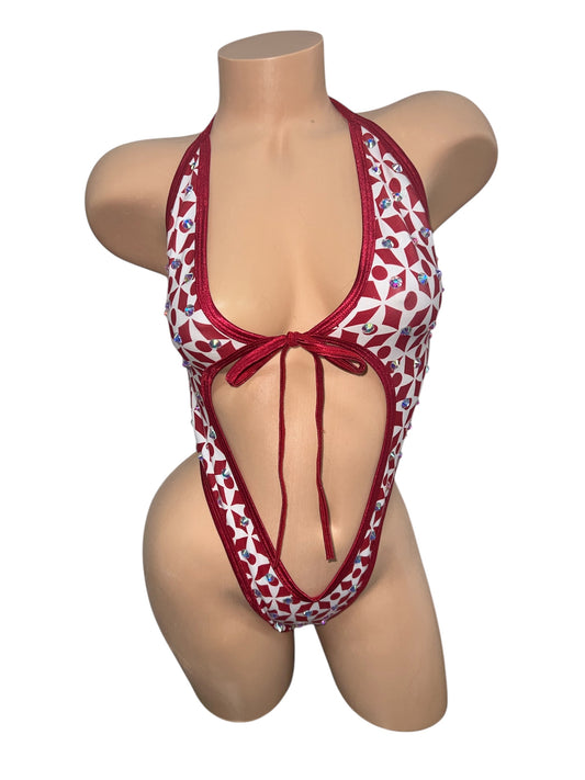 RED BODYSUIT