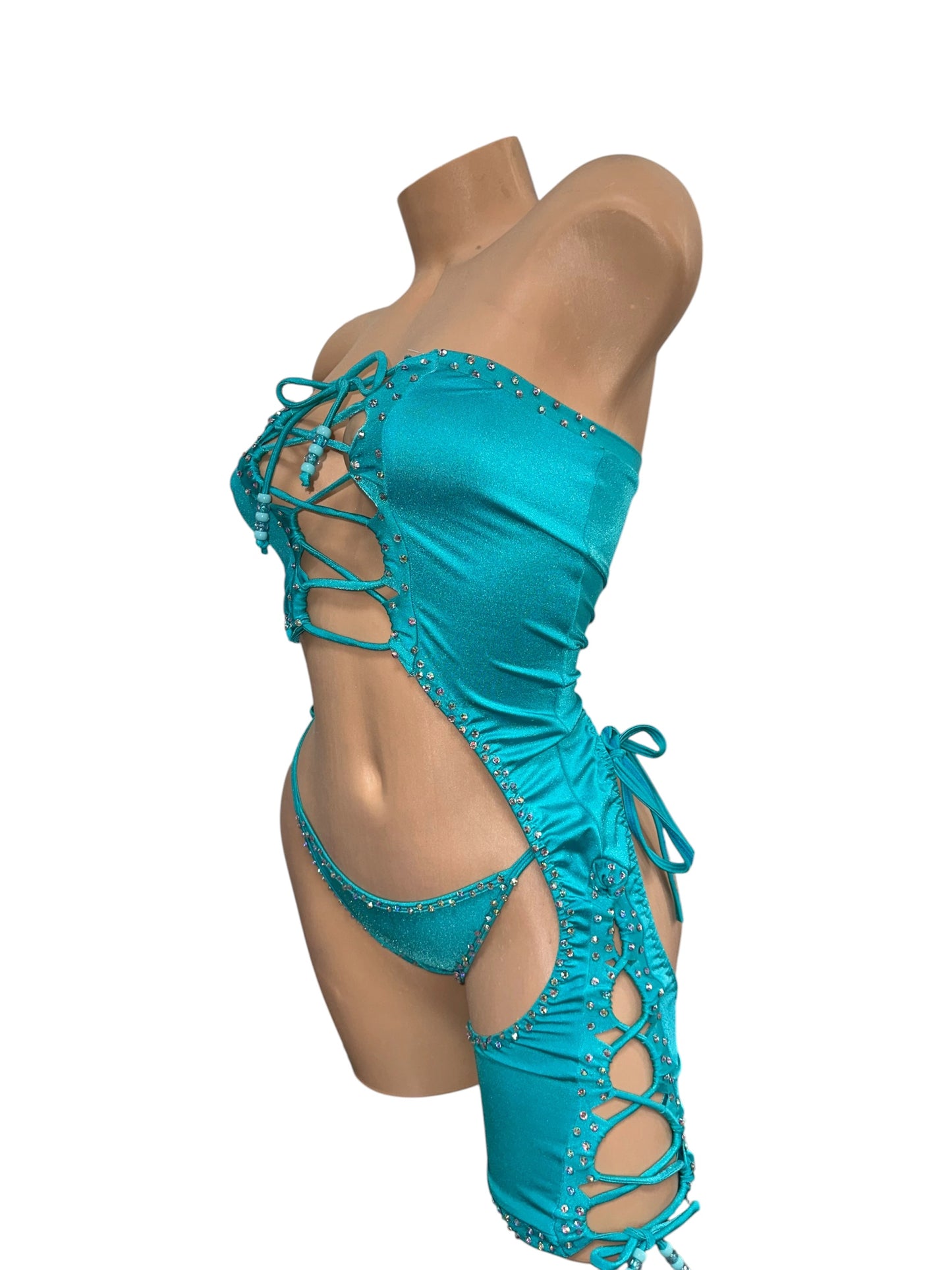 ONE LEG BODYSUIT TWO PIECE