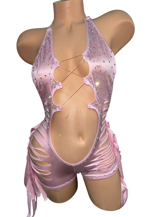 BABY PINK OUTFITS WITH FRINGE