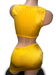 YELLOW SKIRT SET