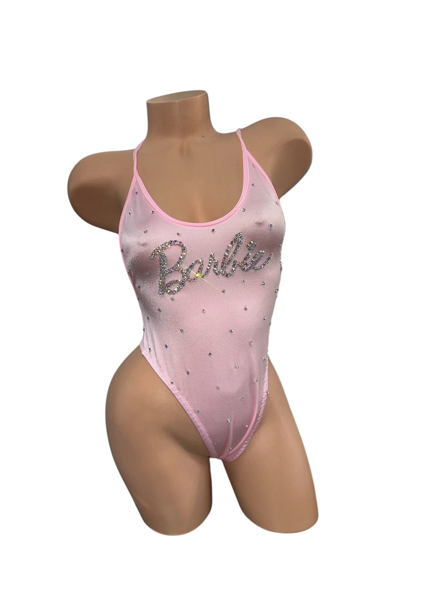CUSTOMIZABLE BABY PINK BODYSUIT