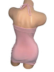 BABY PINK SHORT DRESS