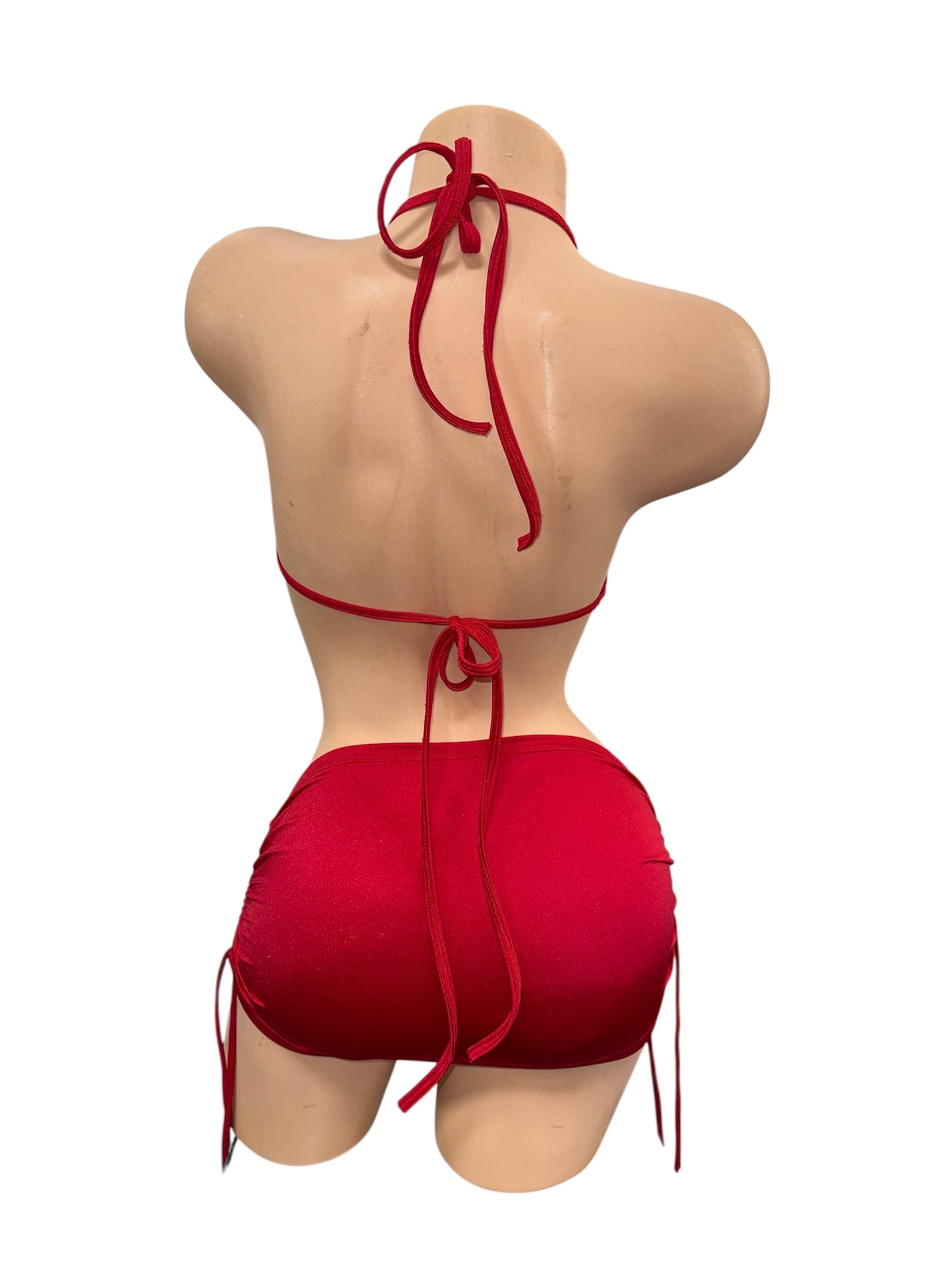 RED SKIRT SET