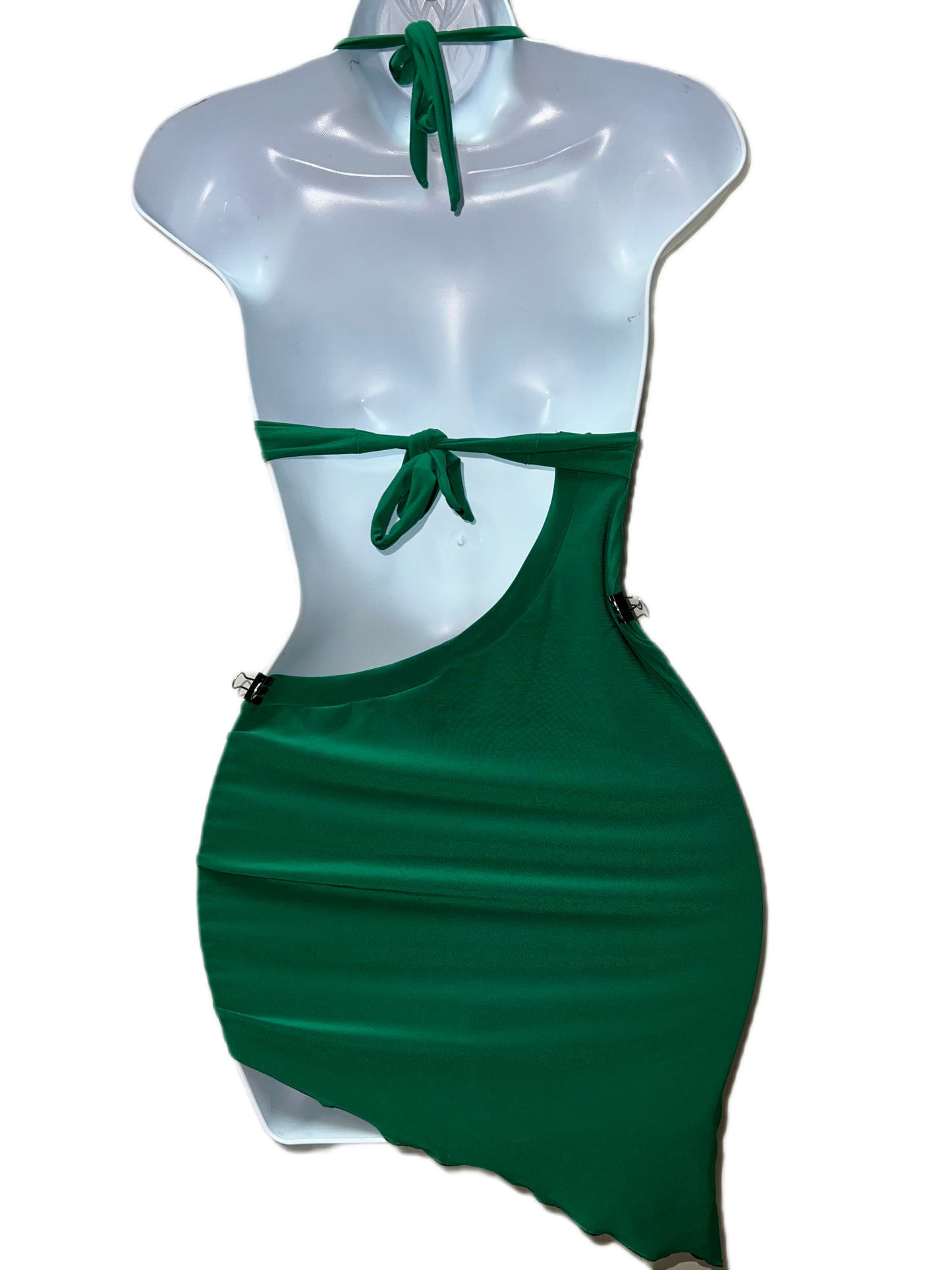 FOREST GREEN SHORT DRESS
