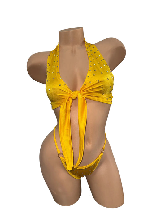 YELLOW TWO PIECE