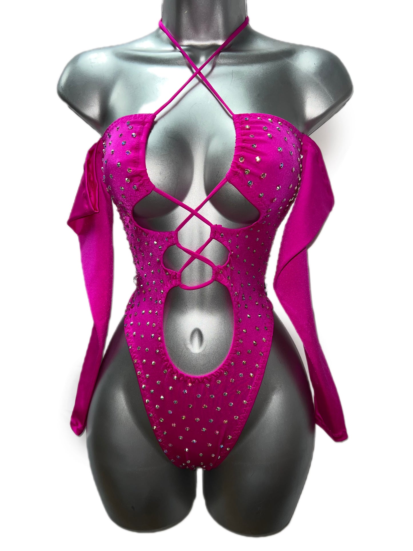 PINK BODYSUIT ONE PIECE