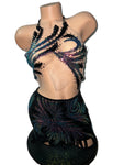 MESH TWO PIECE SKIRT SET