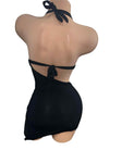 BLACK SHORT DRESS
