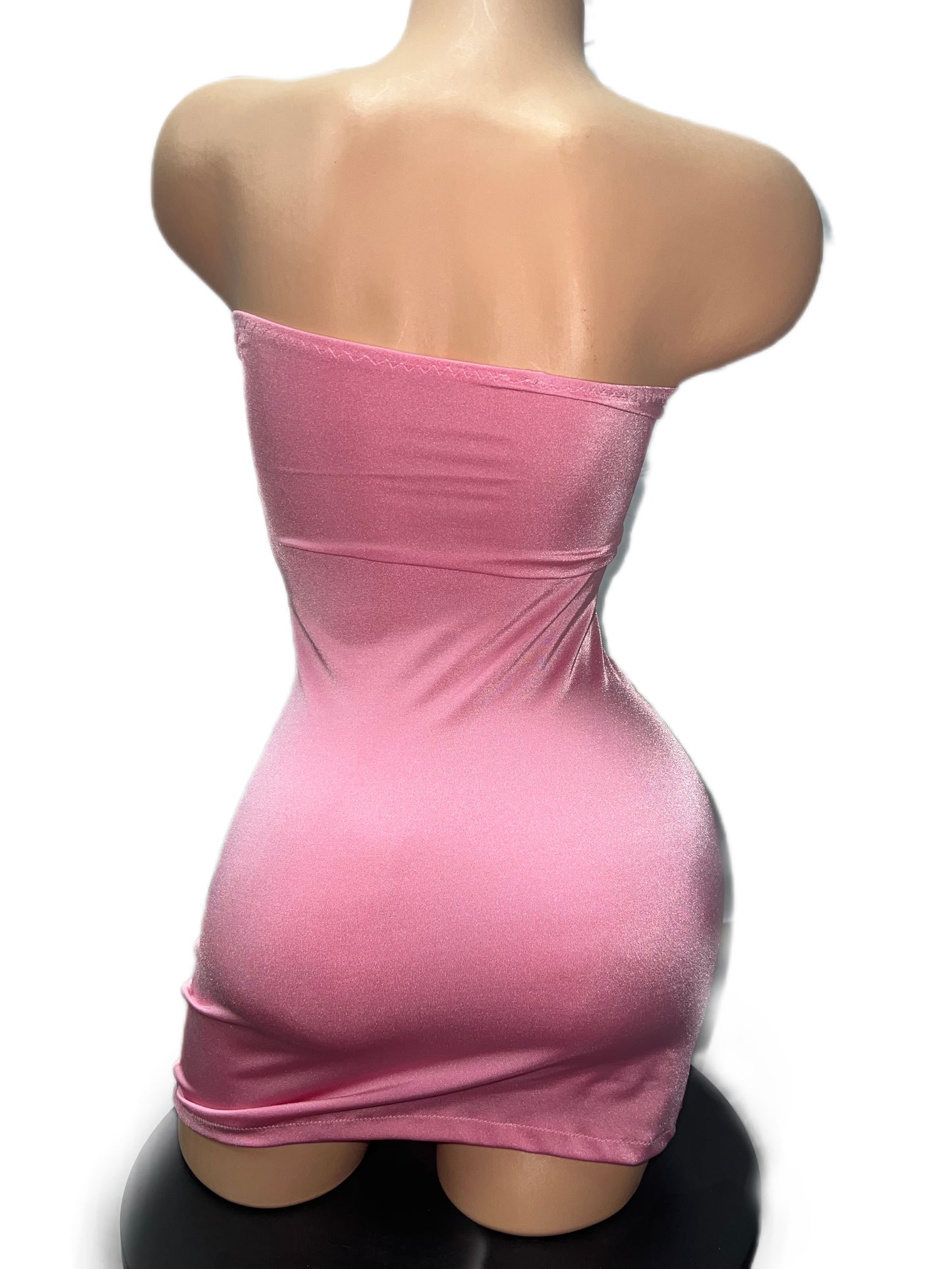 PINK CUT-OUT DRESS